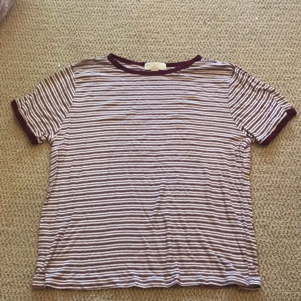RED STRIPED TOP